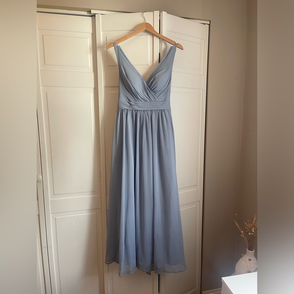 Azazie Bridesmaids Dress (Dusty Blue)
